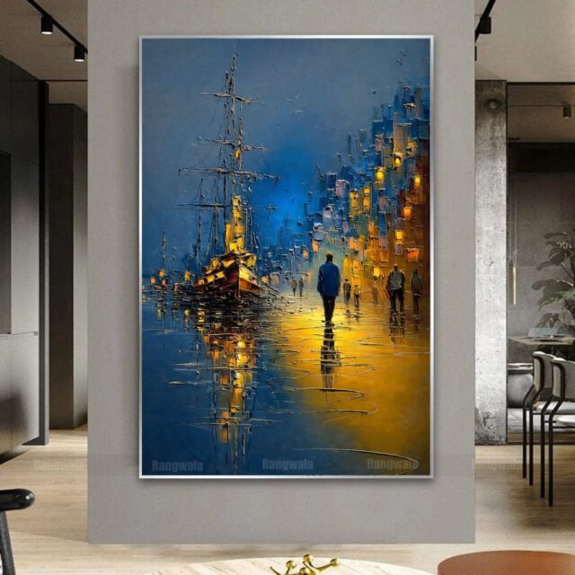 Twilight Water Reflections Art