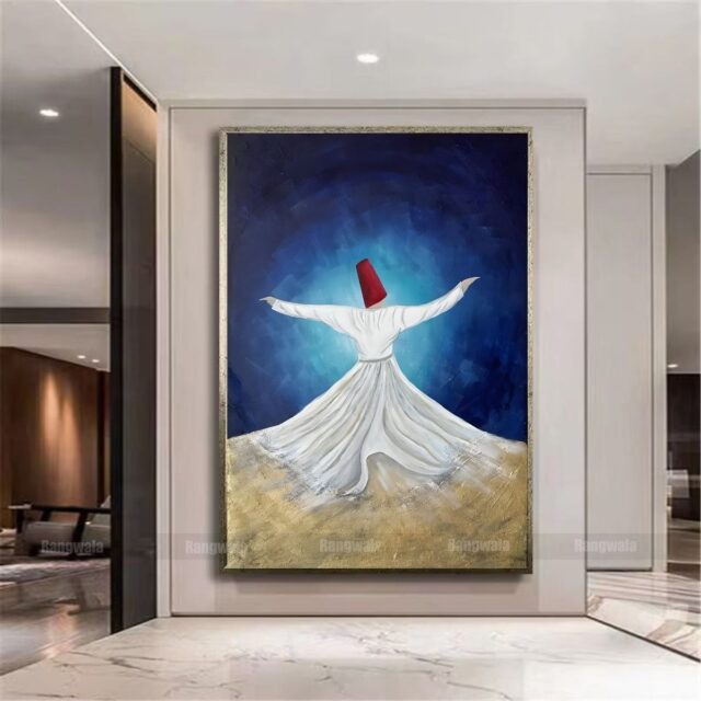 Rumi Inspired Whirling Dervish Artwork